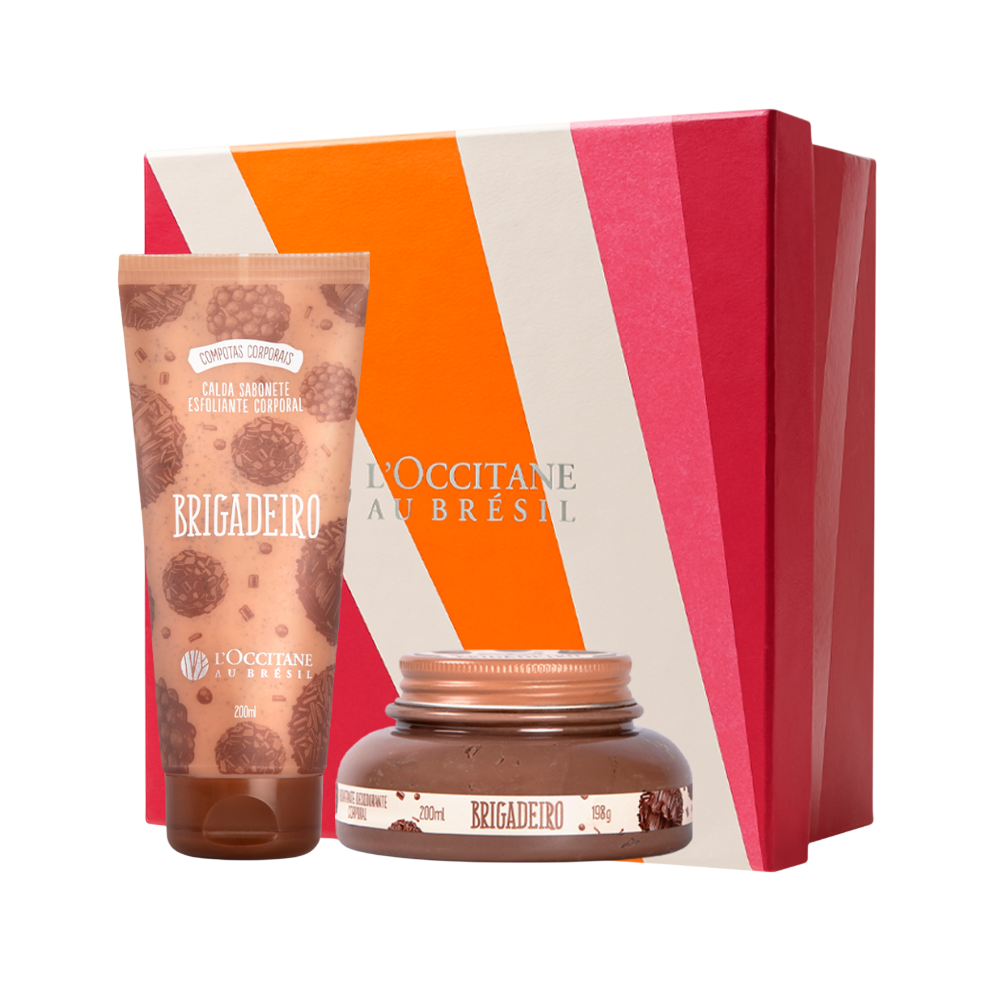 Presente Brigadeiro: Calda Sabonete Esfoliante e Hidratante Corporal